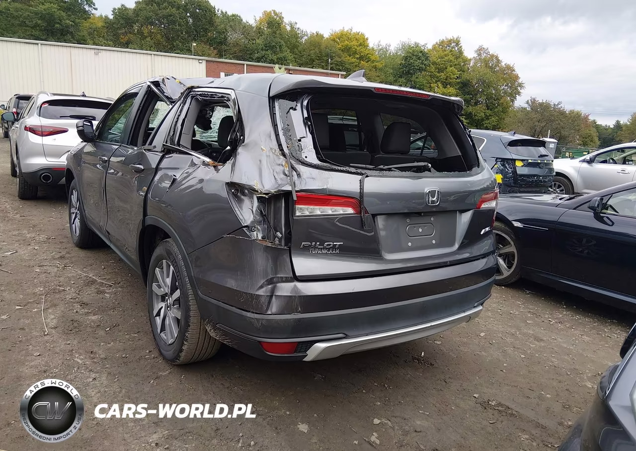 2020 Honda Pilot Awd Ex-L VIN:5FNYF6H53LB069534 - 3