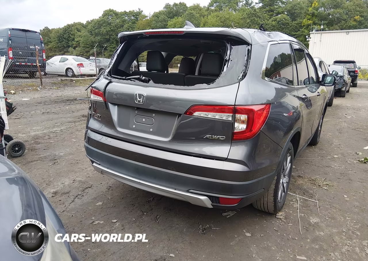 2020 Honda Pilot Awd Ex-L VIN:5FNYF6H53LB069534 - 4