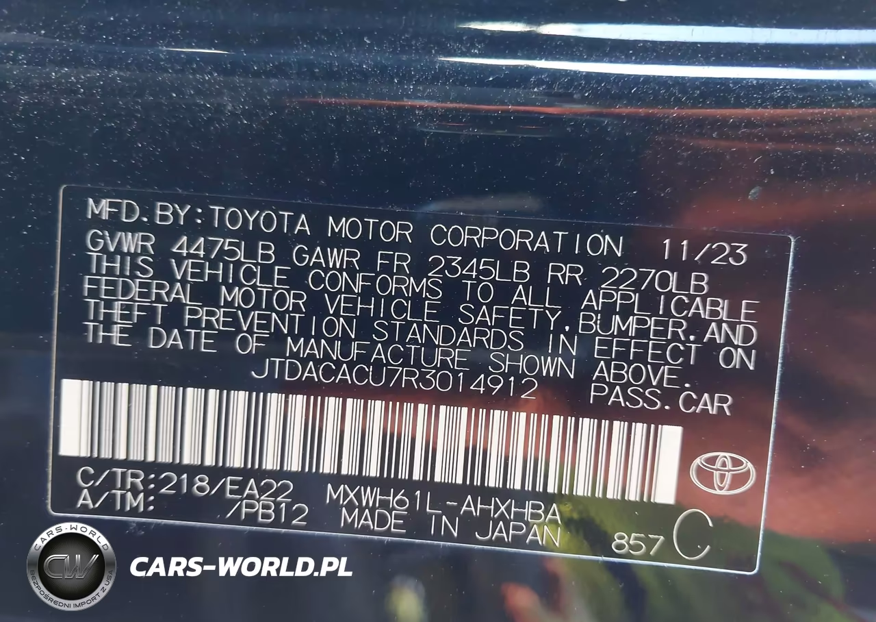 2024 Toyota Prius Prime Xse Premium VIN:JTDACACU7R3014912 - 9