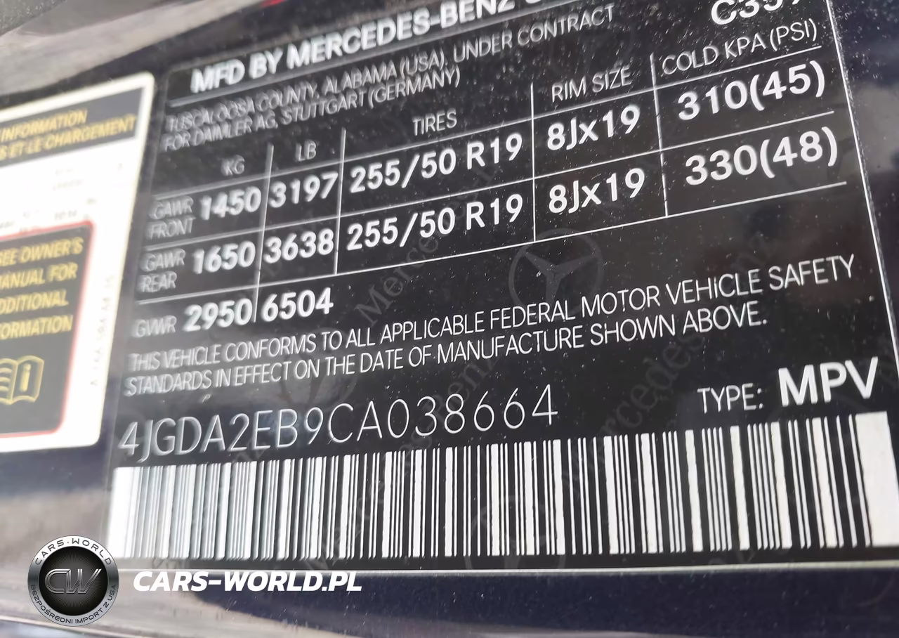 2012 Mercedes-Benz Ml 350 Bluetec 4Matic VIN:4JGDA2EB9CA038664 - 9