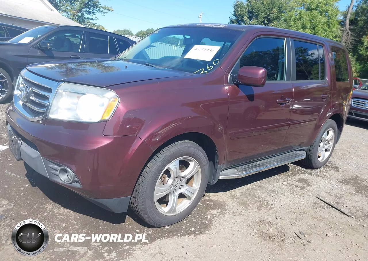 2013 Honda Pilot Ex-L VIN:5FNYF4H57DB061958 - 2