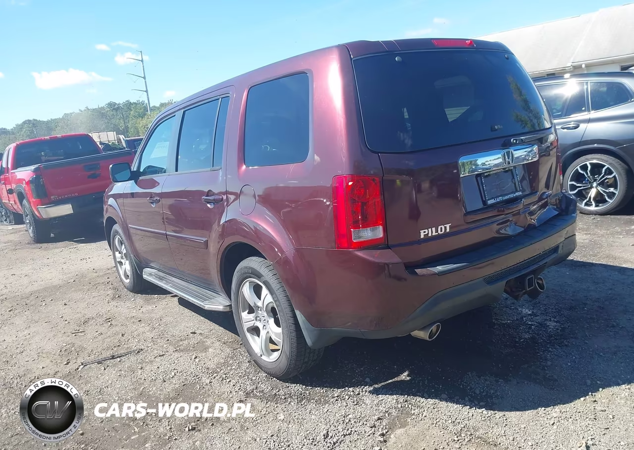 2013 Honda Pilot Ex-L VIN:5FNYF4H57DB061958 - 3
