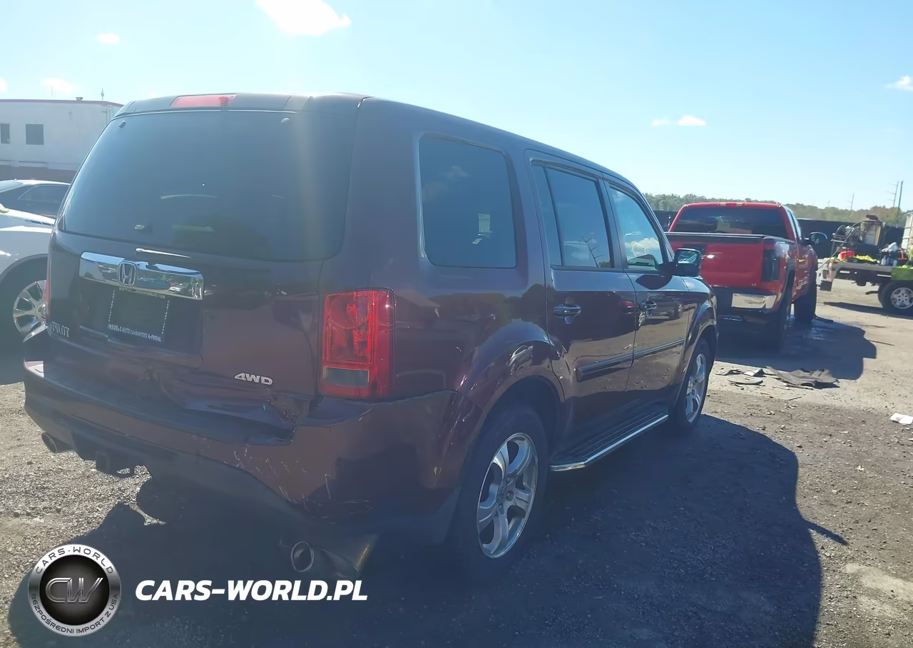 2013 Honda Pilot Ex-L VIN:5FNYF4H57DB061958 - 4