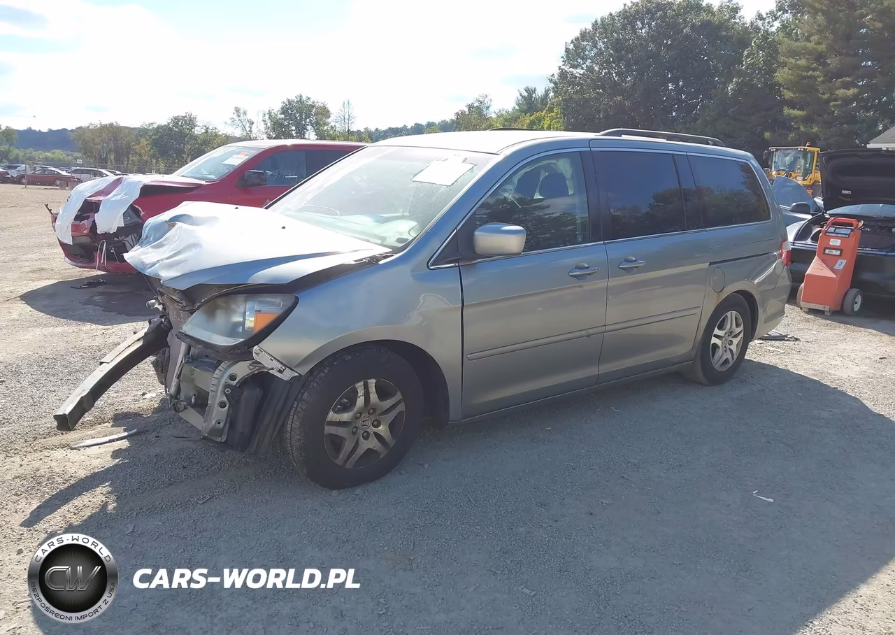 2007 Honda Odyssey Ex VIN:5FNRL38497B125520 - 2
