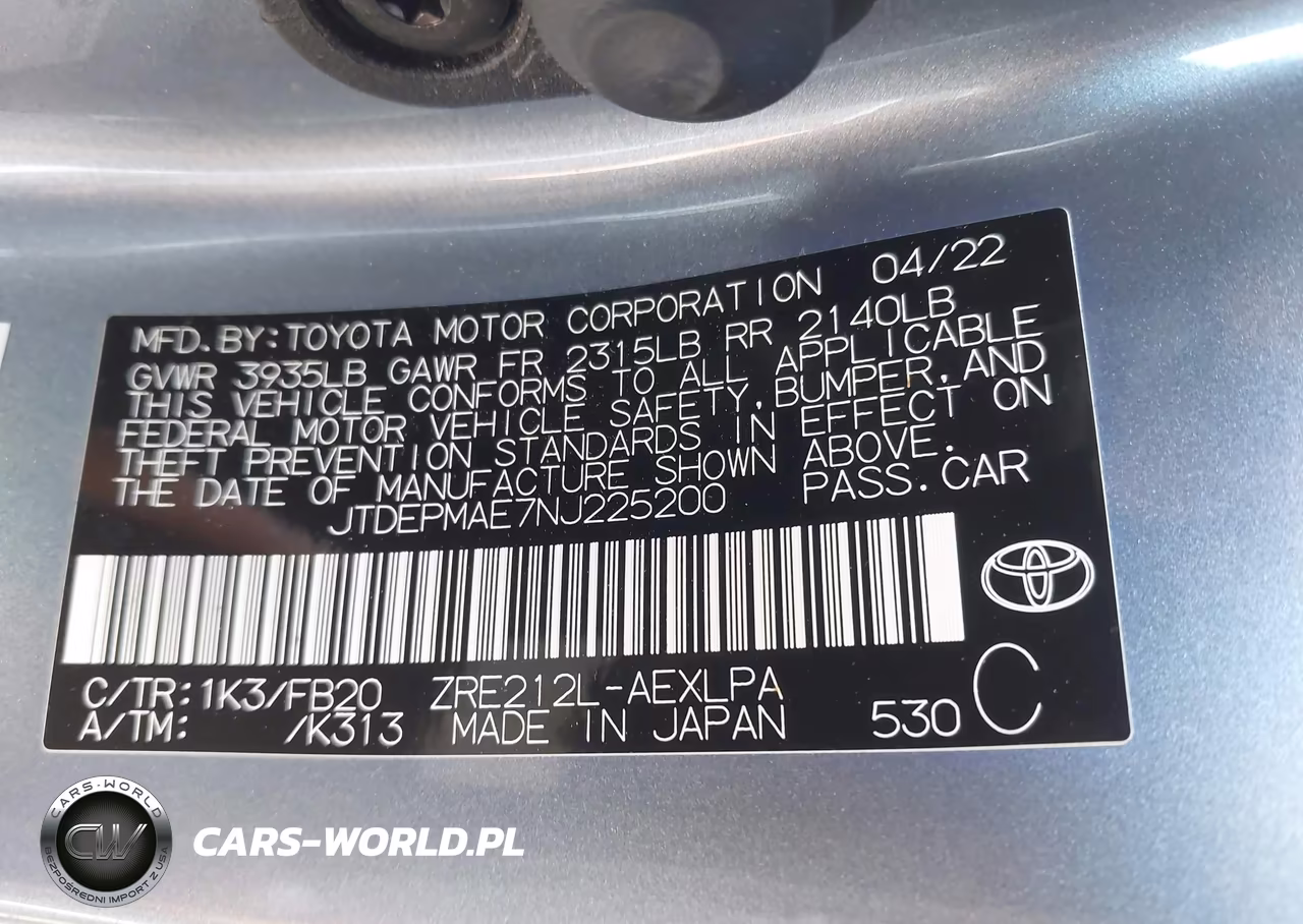 2022 Toyota Corolla Le VIN:JTDEPMAE7NJ225200 - 9