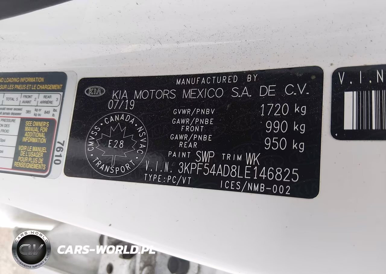 2020 Kia Forte Ex VIN:3KPF54AD8LE146825 - 9
