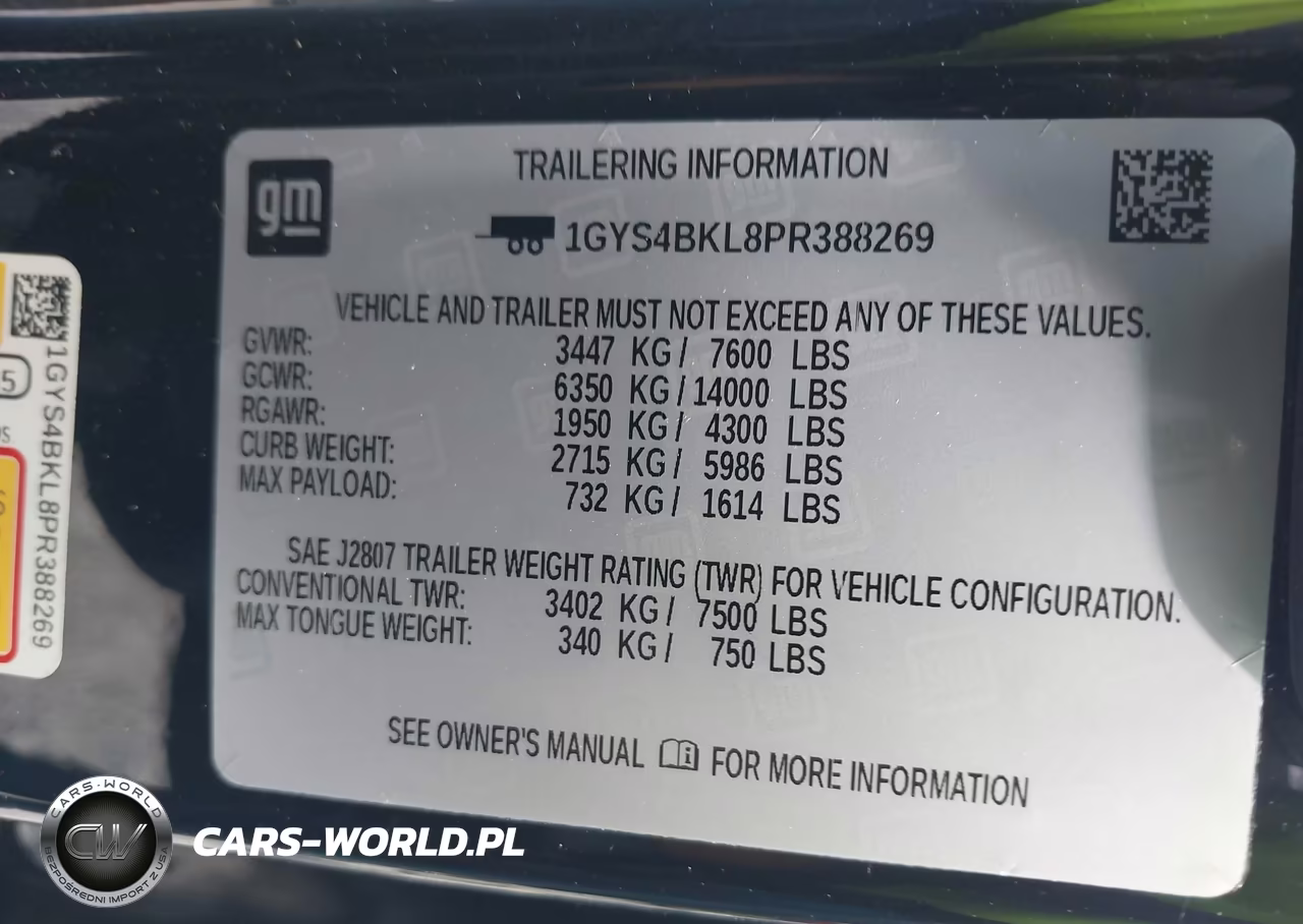 2023 Cadillac Escalade 4Wd Premium Luxury VIN:1GYS4BKL8PR388269 - 9