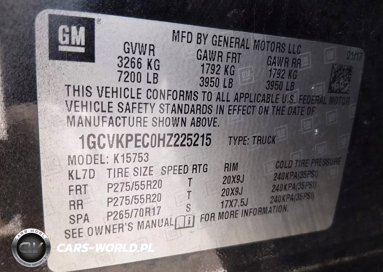 2017 Chevrolet Silverado 1500 Custom VIN:1GCVKPEC0HZ225215 - 9