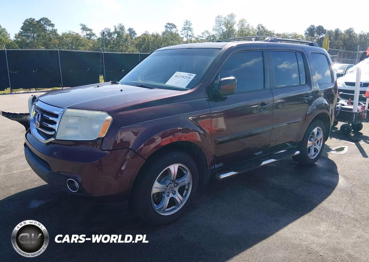 2013 Honda Pilot Ex-L VIN:5FNYF3H51DB032322 - 2