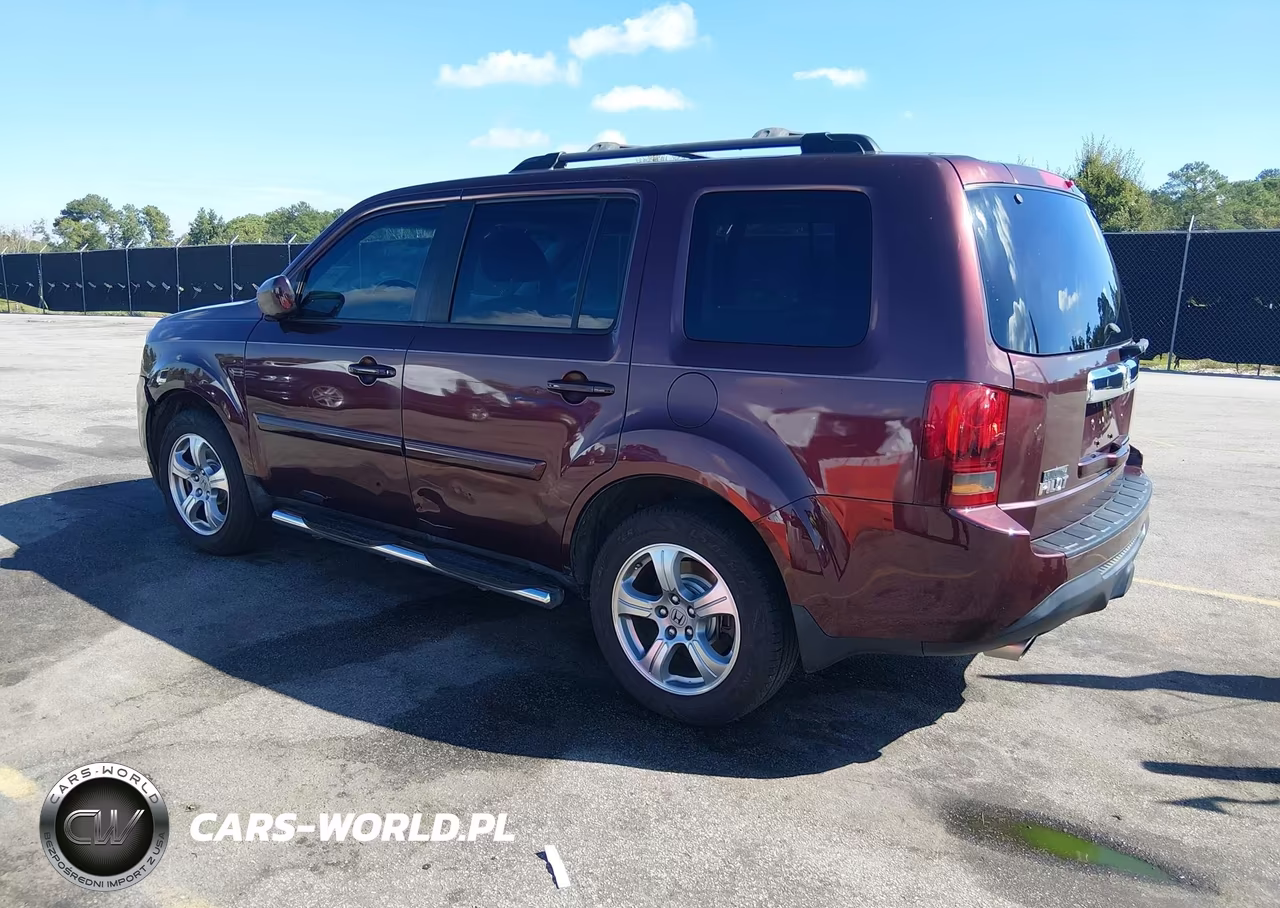 2013 Honda Pilot Ex-L VIN:5FNYF3H51DB032322 - 3