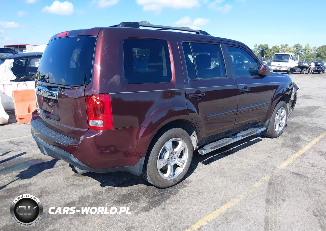 2013 Honda Pilot Ex-L VIN:5FNYF3H51DB032322 - 4