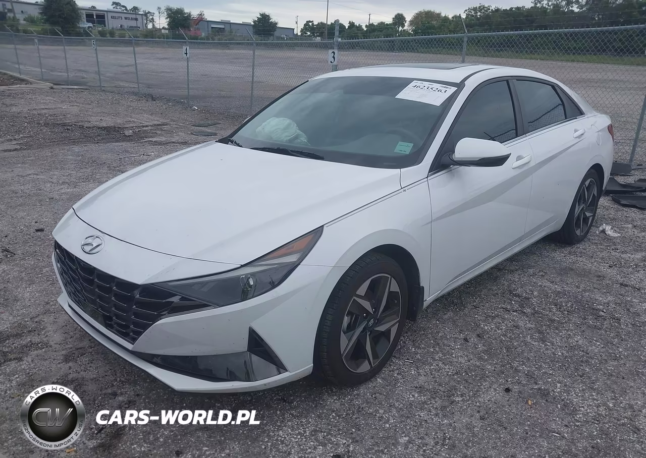 2021 Hyundai Elantra Sel VIN:5NPLN4AG7MH007781 - 2