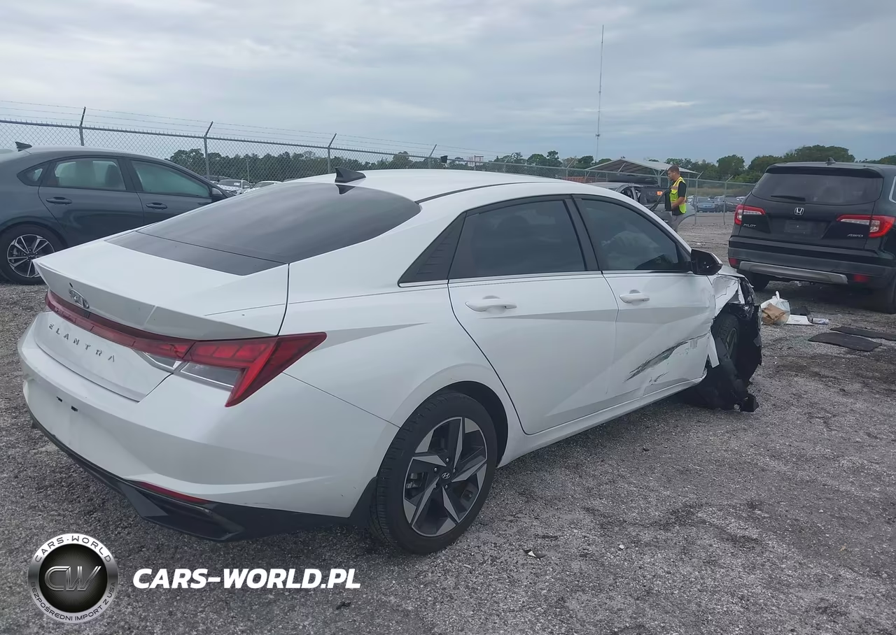 2021 Hyundai Elantra Sel VIN:5NPLN4AG7MH007781 - 4