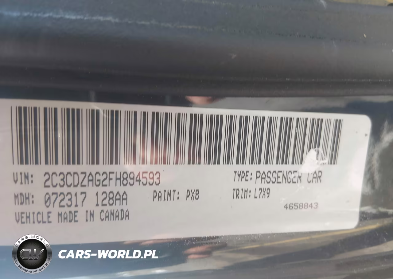 2015 Dodge Challenger Sxt VIN:2C3CDZAG2FH894593 - 9