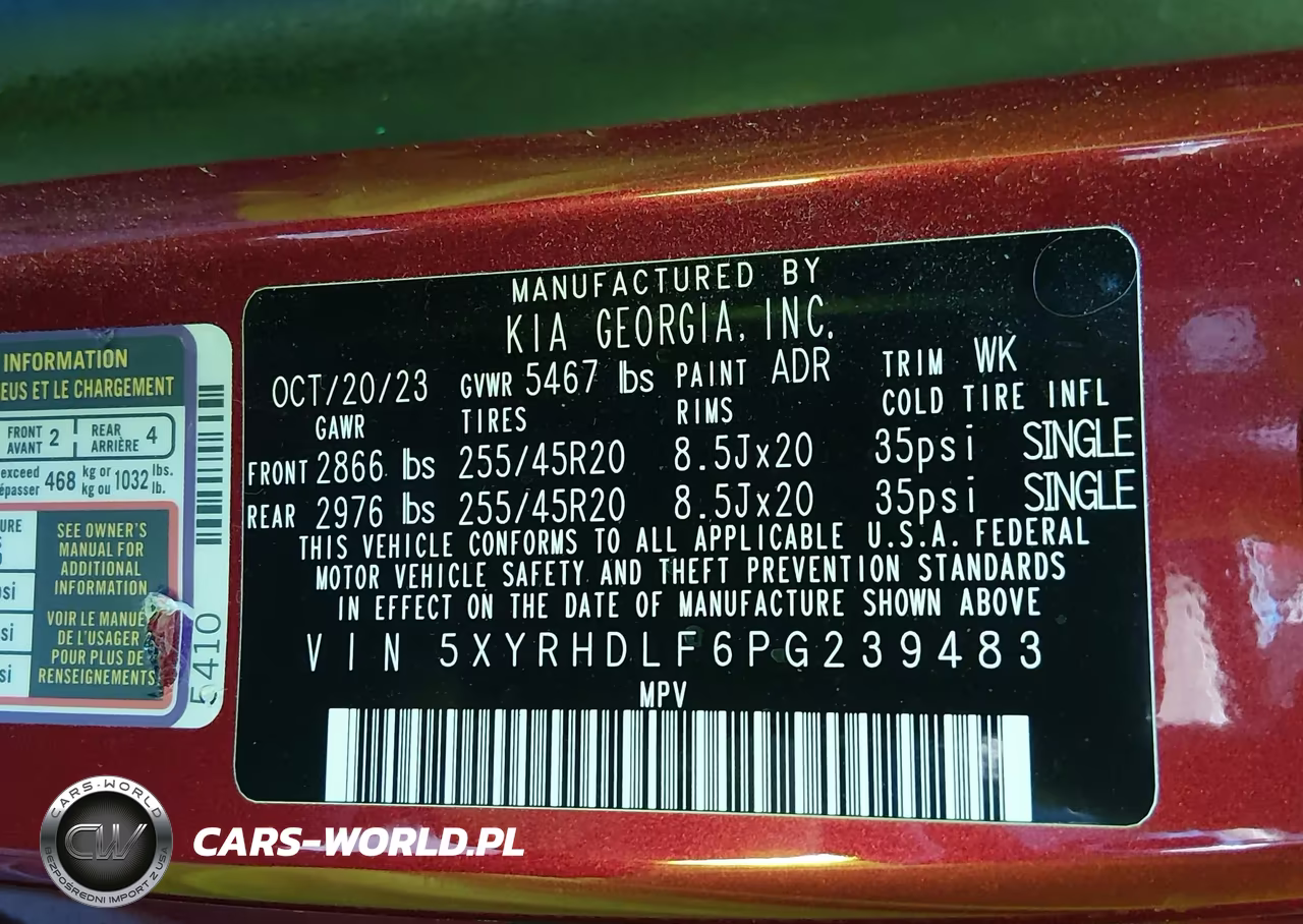 2023 Kia Sorento X-Line Ex VIN:5XYRHDLF6PG239483 - 9