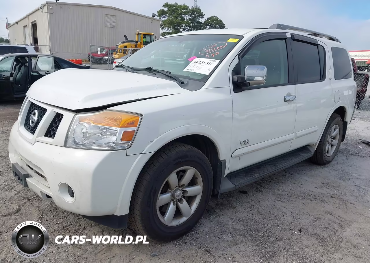 2008 Nissan Armada Se VIN:5N1BA08D68N604790 - 2
