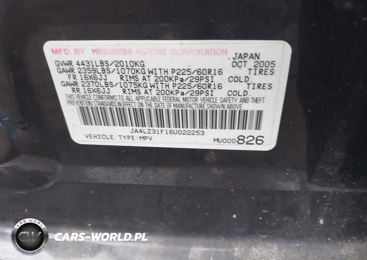 2006 Mitsubishi Outlander Ls VIN:JA4LZ31F16U022253 - 9