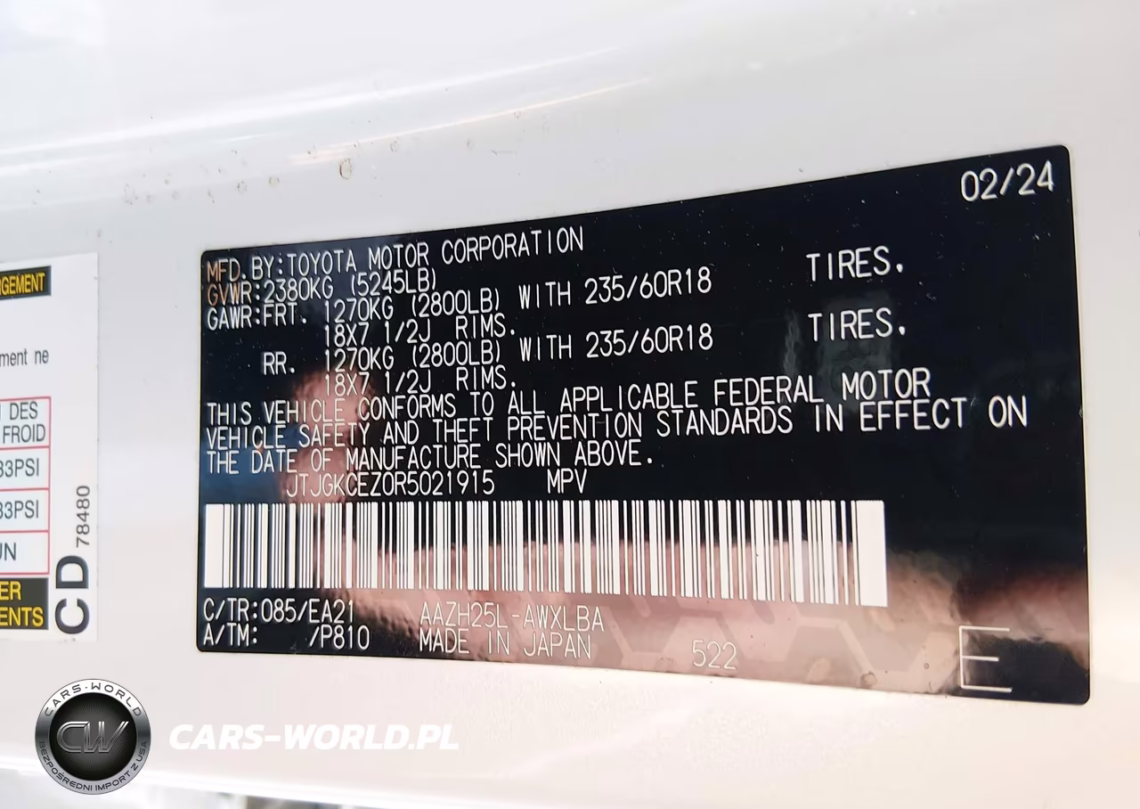 2024 Lexus Nx 350H Premium VIN:JTJGKCEZ0R5021915 - 9