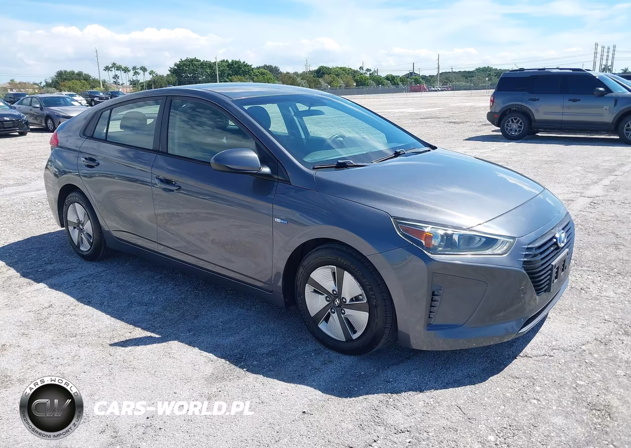 2018 Hyundai Ioniq Hybrid Blue VIN:KMHC65LC6JU100513 - 1