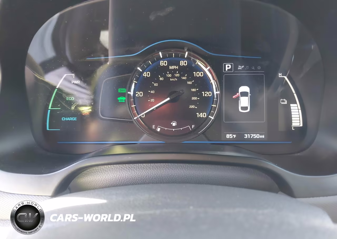 2018 Hyundai Ioniq Hybrid Blue VIN:KMHC65LC6JU100513 - 7