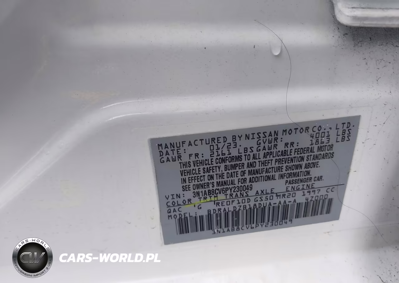 2023 Nissan Sentra Sv Xtronic Cvt VIN:3N1AB8CV6PY230049 - 9