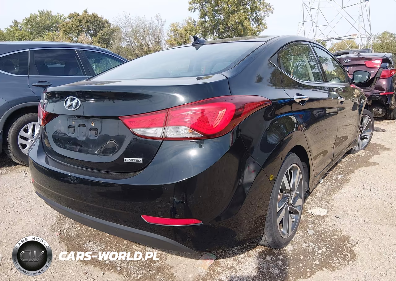 2014 Hyundai Elantra Limited VIN:KMHDH4AE2EU134273 - 4