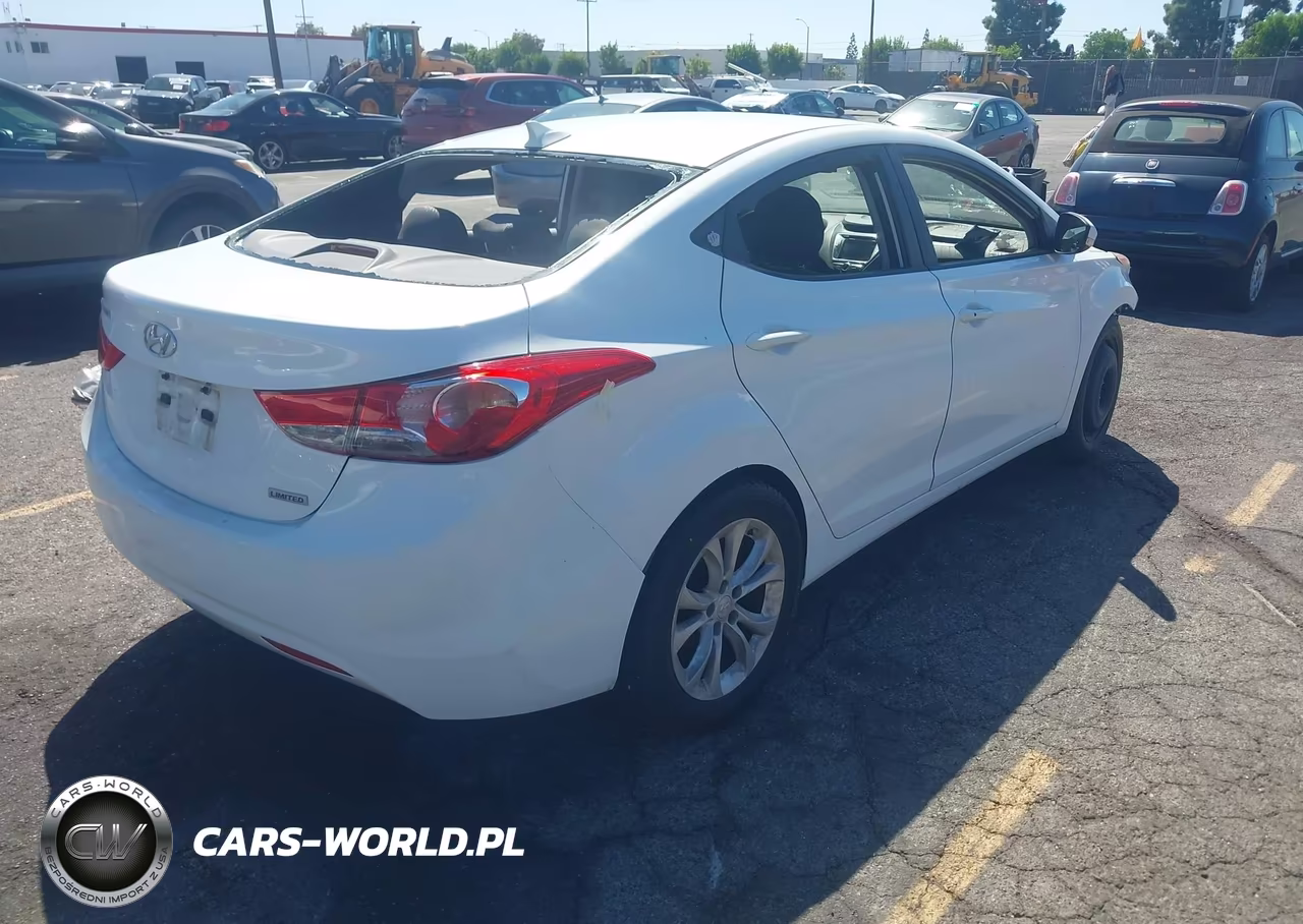 2013 Hyundai Elantra Limited VIN:5NPDH4AE6DH157648 - 4