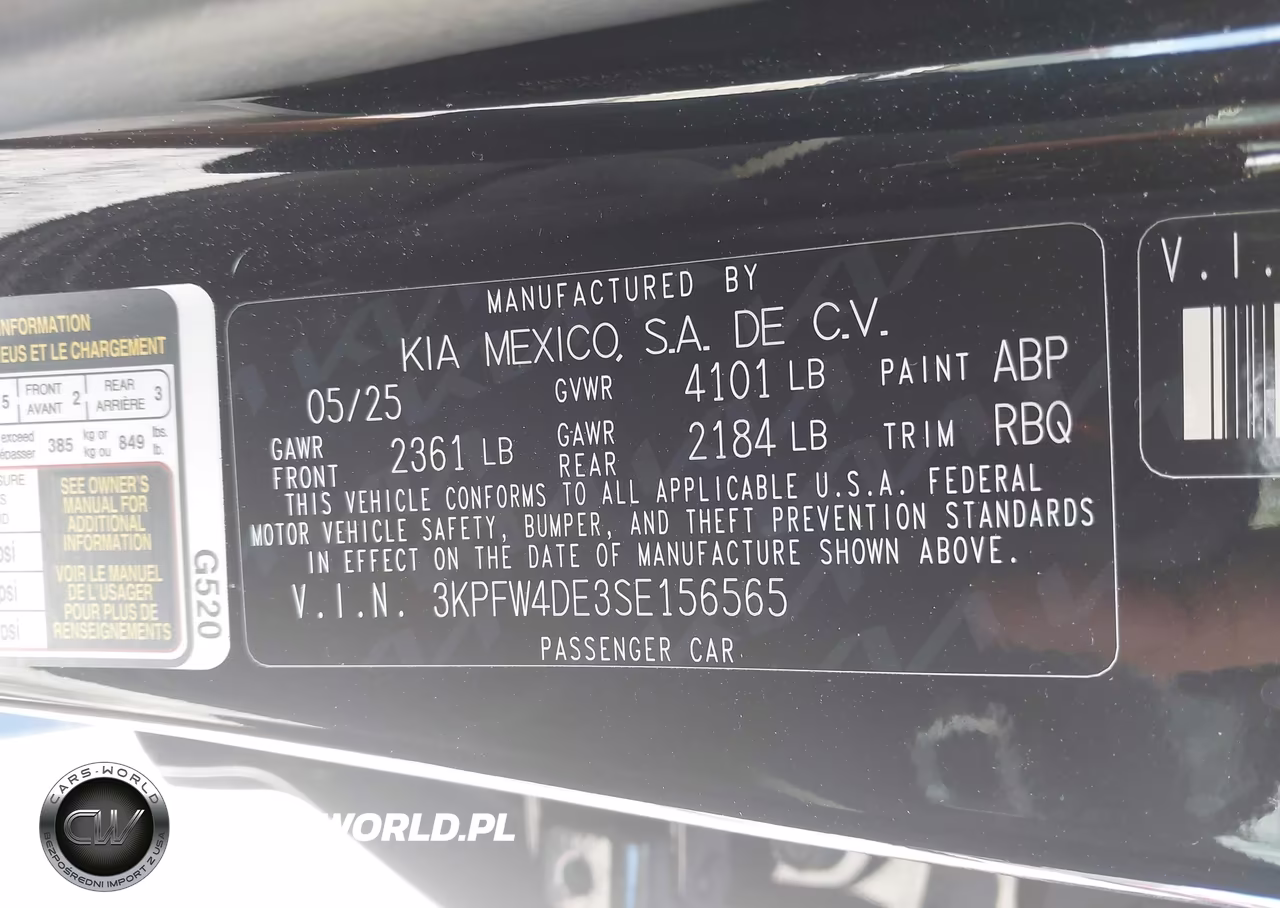 2025 Kia K4 Gt-Line VIN:3KPFW4DE3SE156565 - 9
