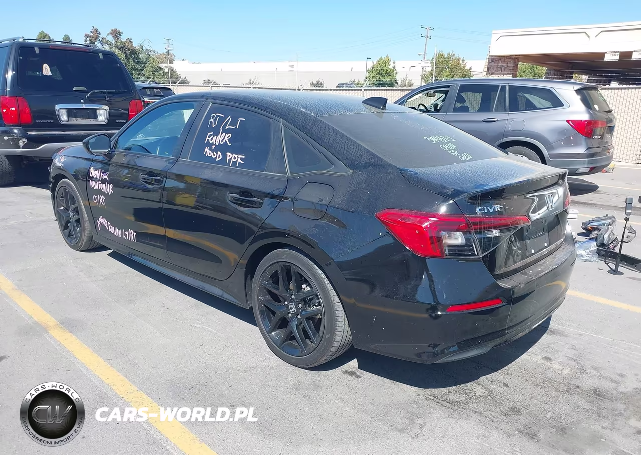 2022 Honda Civic Sport VIN:2HGFE2F56NH592678 - 3