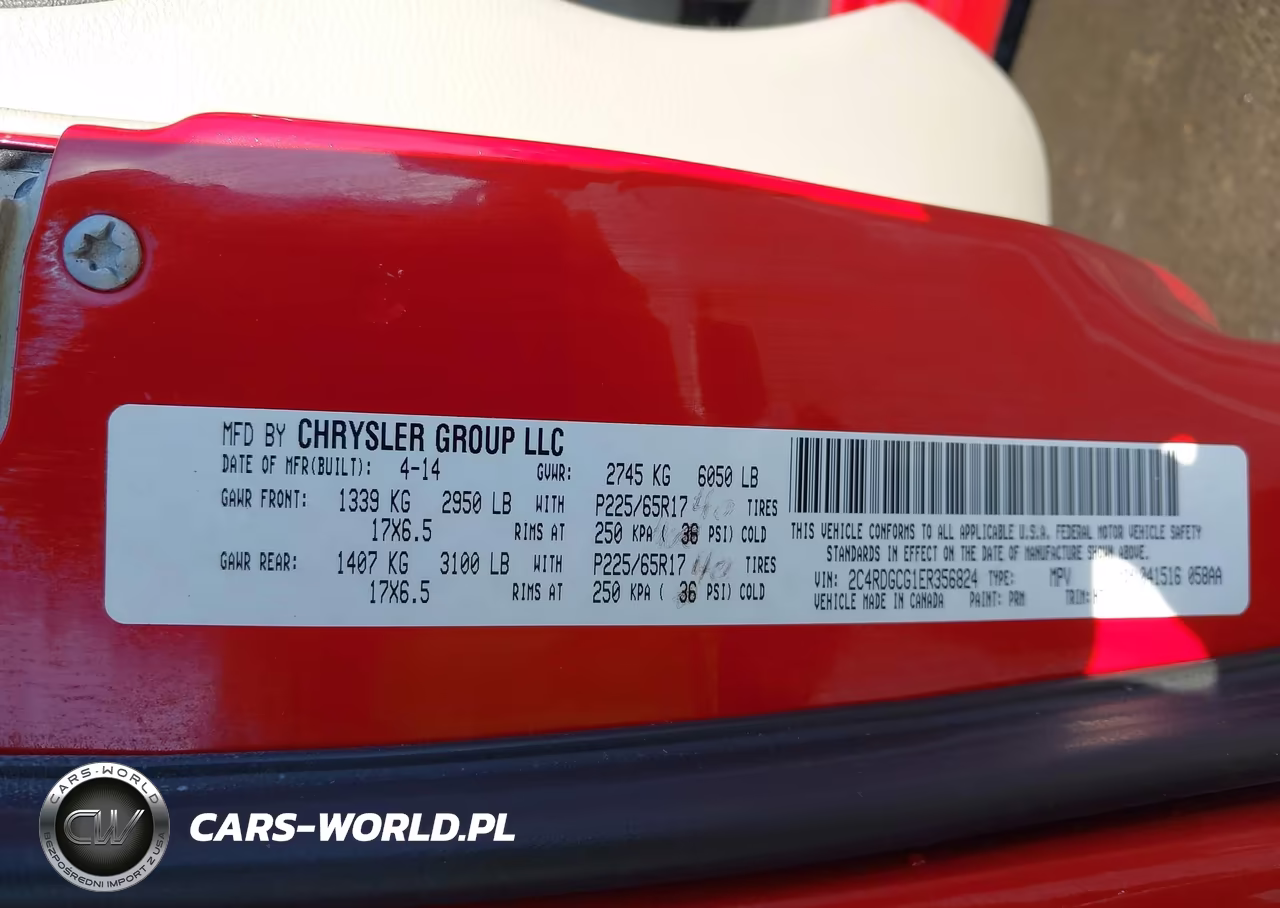 2014 Dodge Grand Caravan Sxt VIN:2C4RDGCG1ER356824 - 9