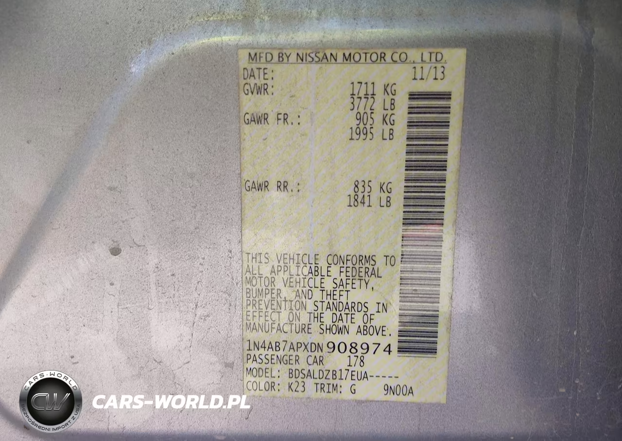 2013 Nissan Sentra Sv VIN:1N4AB7APXDN908974 - 9