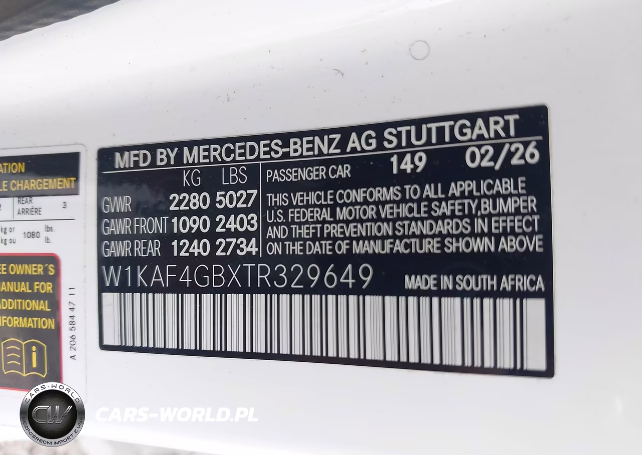 2026 Mercedes-Benz C 300 VIN:W1KAF4GBXTR329649 - 9