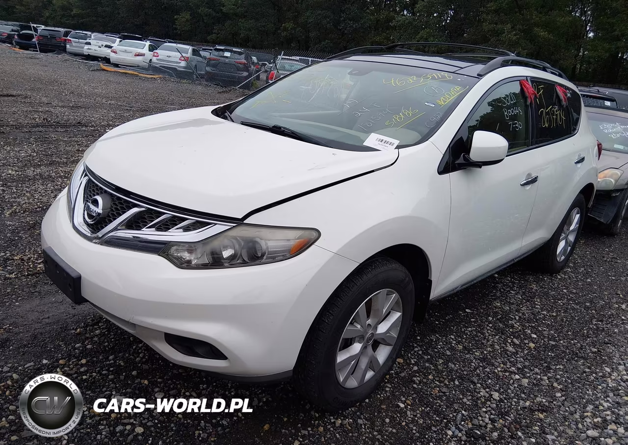 2014 Nissan Murano Sl VIN:JN8AZ1MWXEW518186 - 2