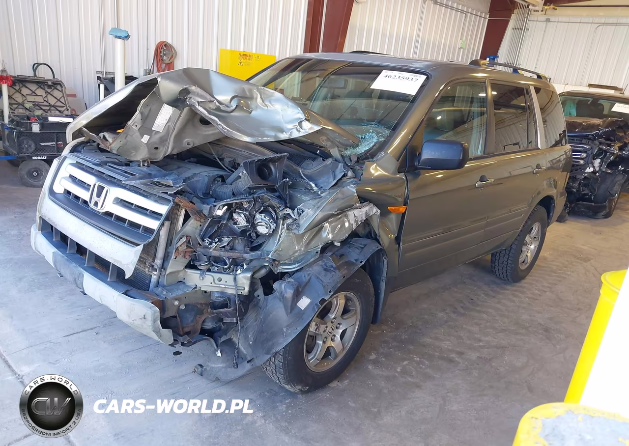 2008 Honda Pilot Ex-L VIN:5FNYF18608B037319 - 2