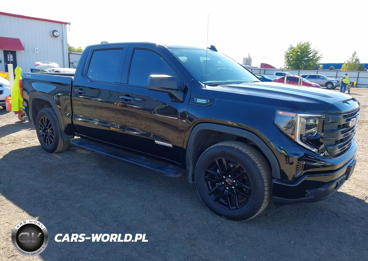 2024 GMC Sierra 1500 4Wd Short Box Elevation With 3Sb VIN:3GTUUCE88RG381949 - 1