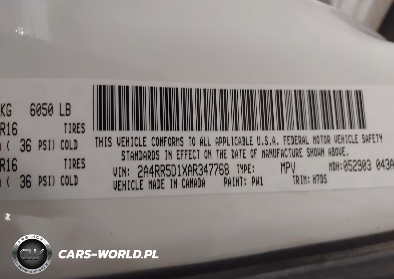 2010 Chrysler Town & Country Touring VIN:2A4RR5D1XAR347768 - 9