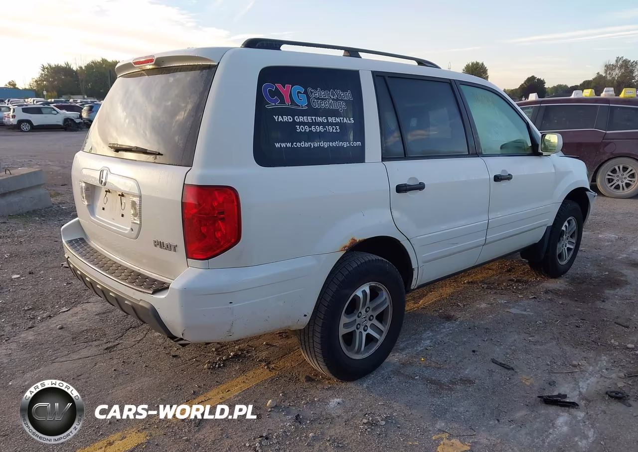 2005 Honda Pilot Ex-L VIN:5FNYF18545B054627 - 4
