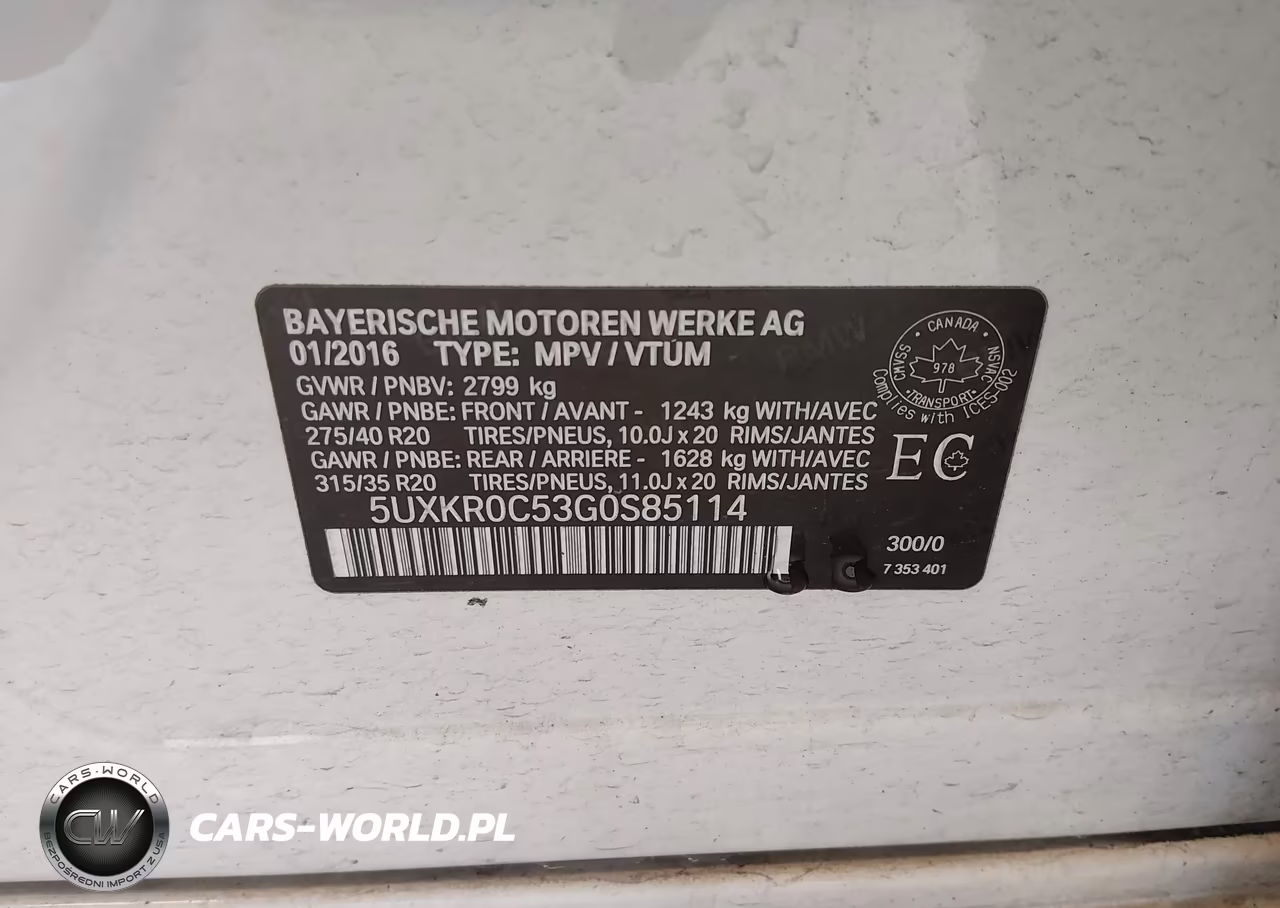 2016 BMW X5 xDrive35I VIN:5UXKR0C53G0S85114 - 9