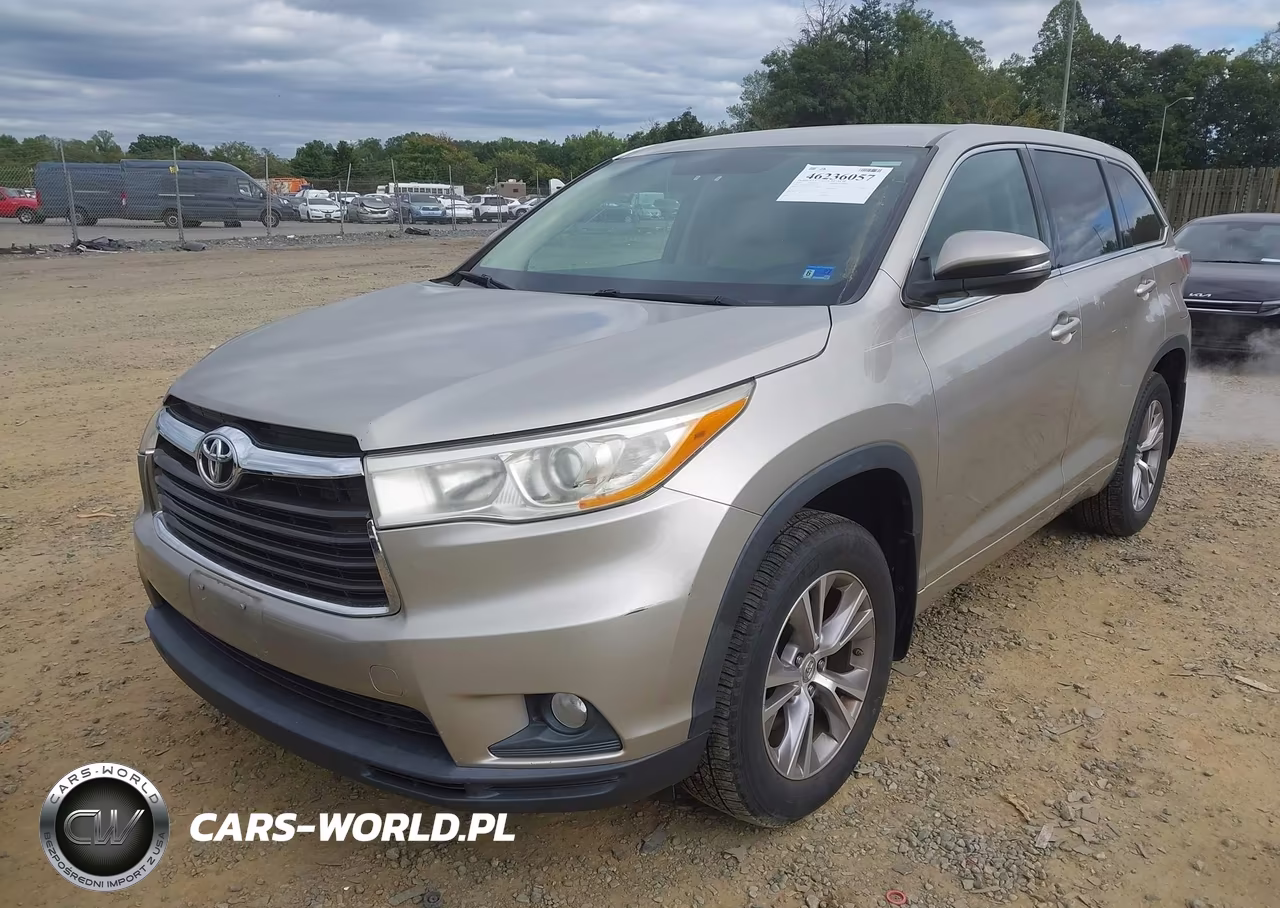 2014 Toyota Highlander Le Plus V6 VIN:5TDBKRFH1ES007838 - 2