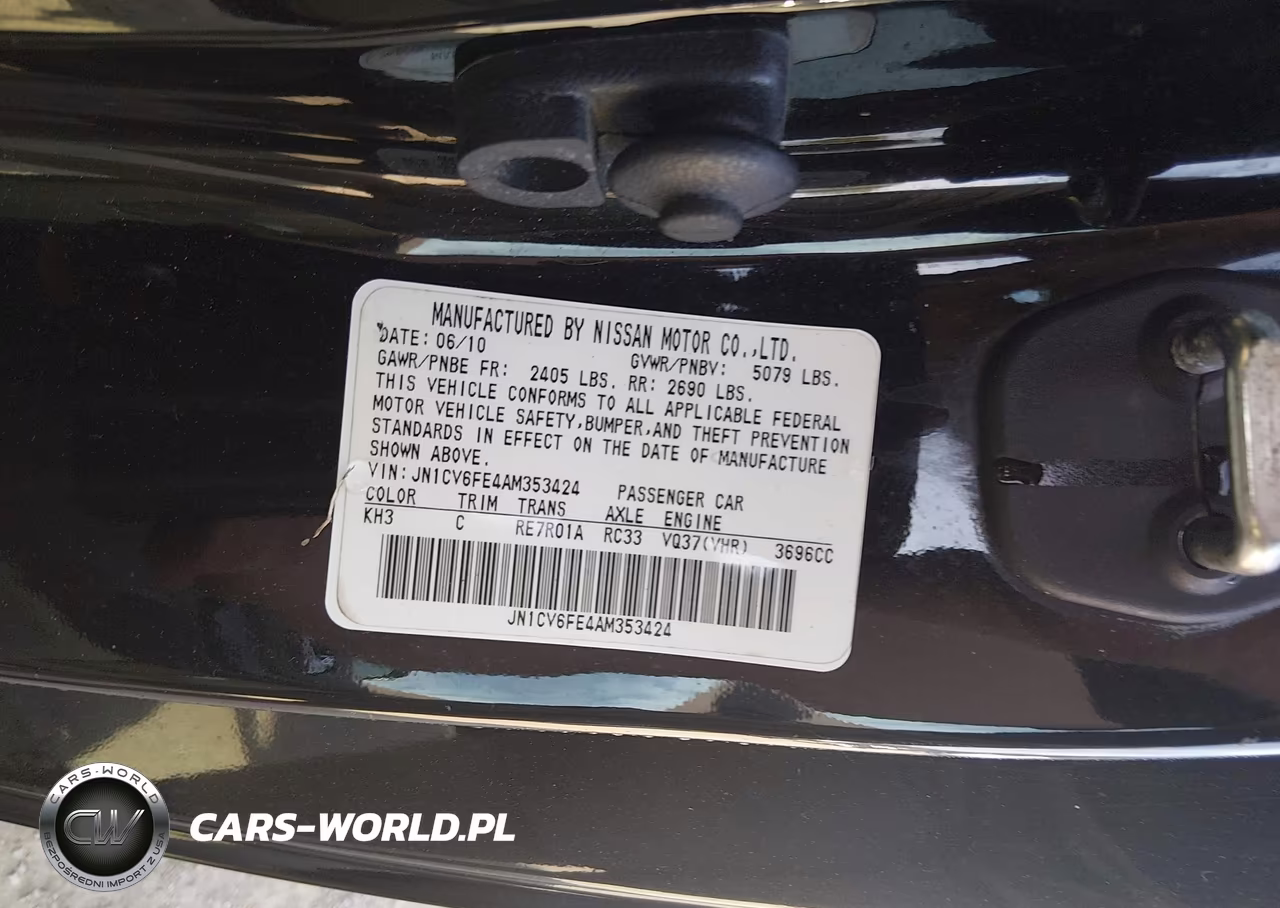2010 Infiniti G37 VIN:JN1CV6FE4AM353424 - 9