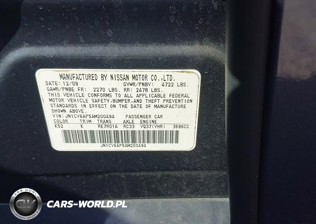 2010 Infiniti G37 Journey VIN:JN1CV6AP5AM200494 - 9