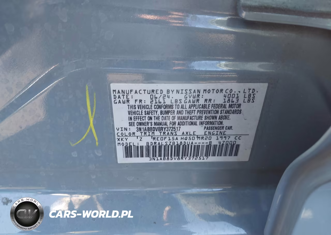 2024 Nissan Sentra Sr Xtronic Cvt VIN:3N1AB8DV8RY372517 - 9