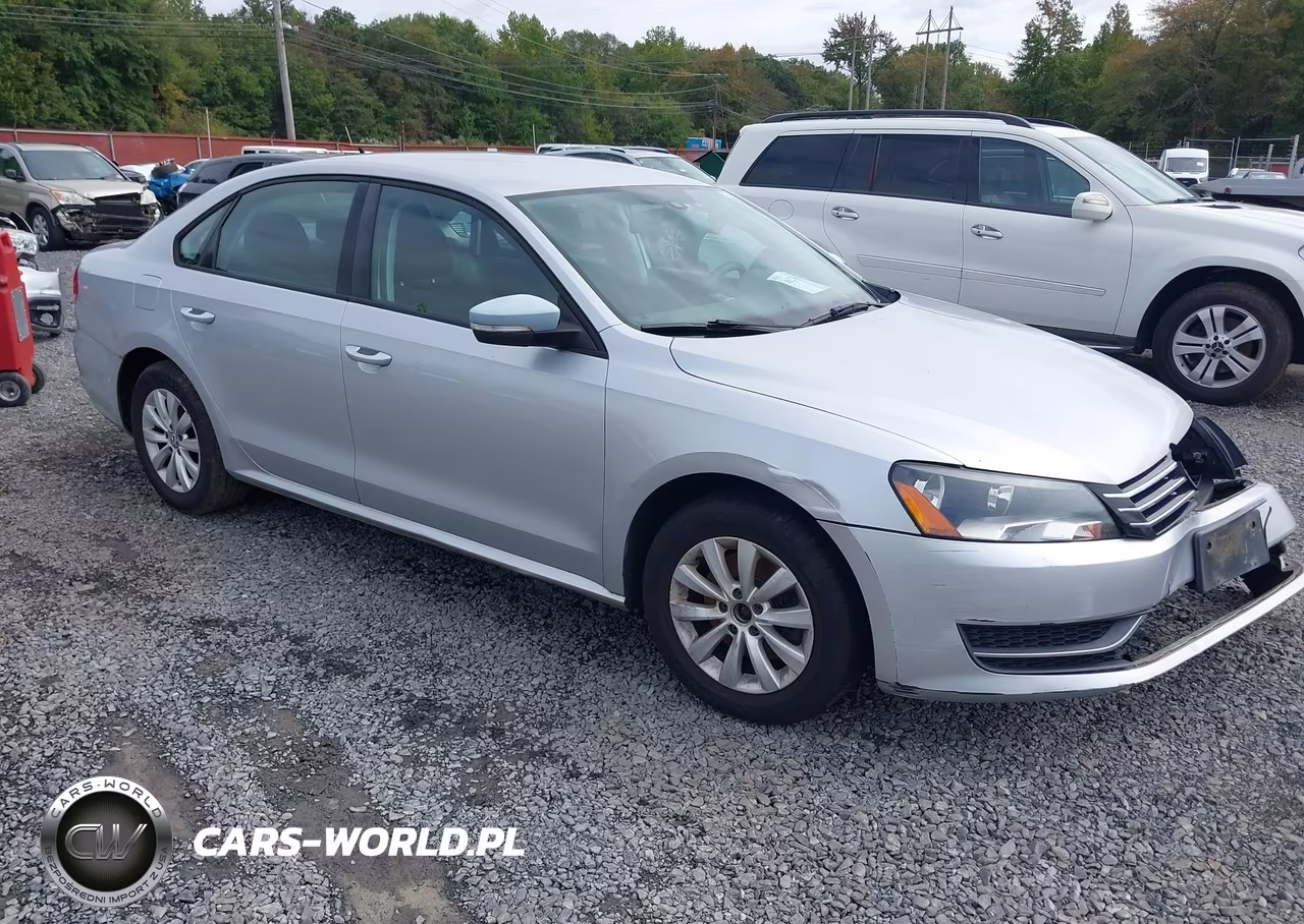 2013 Volkswagen Passat 2.5L S VIN:1VWAP7A31DC026240 - 1