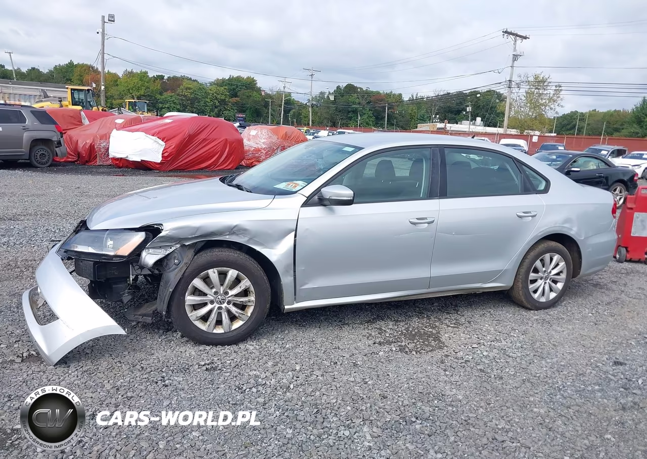 2013 Volkswagen Passat 2.5L S VIN:1VWAP7A31DC026240 - 14