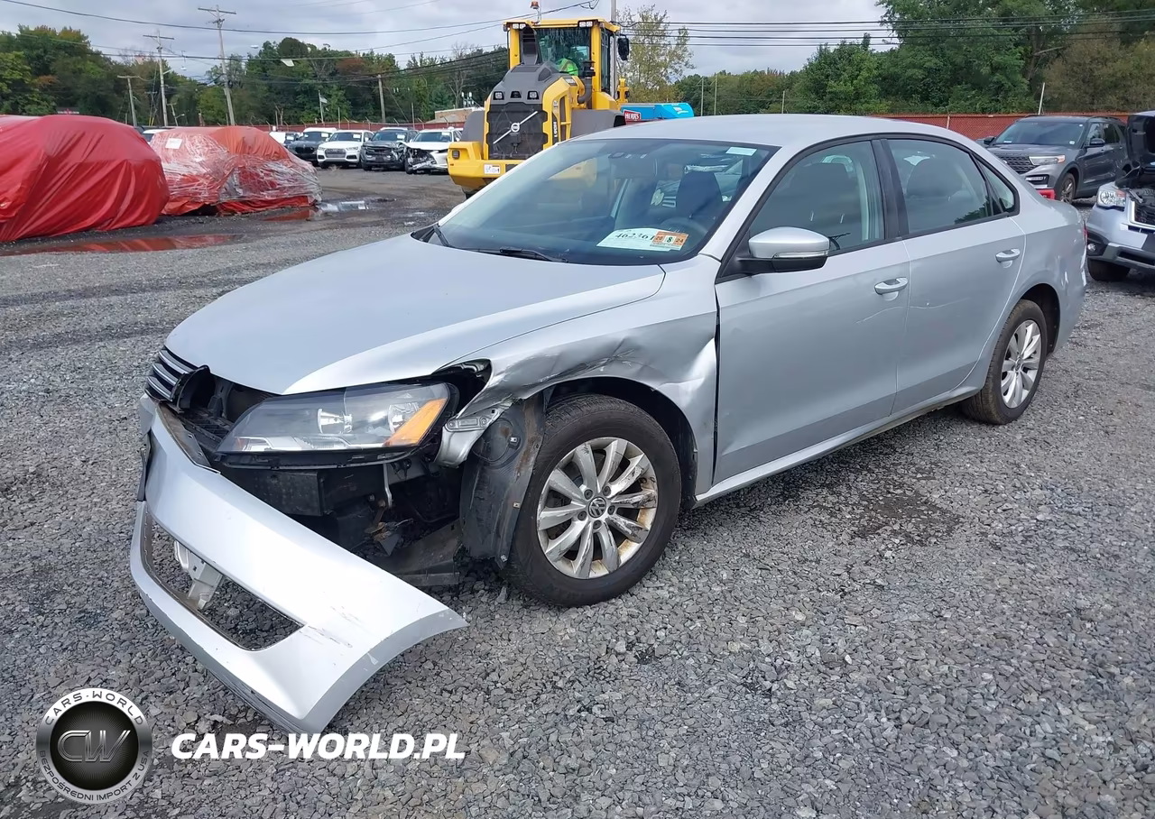 2013 Volkswagen Passat 2.5L S VIN:1VWAP7A31DC026240 - 2