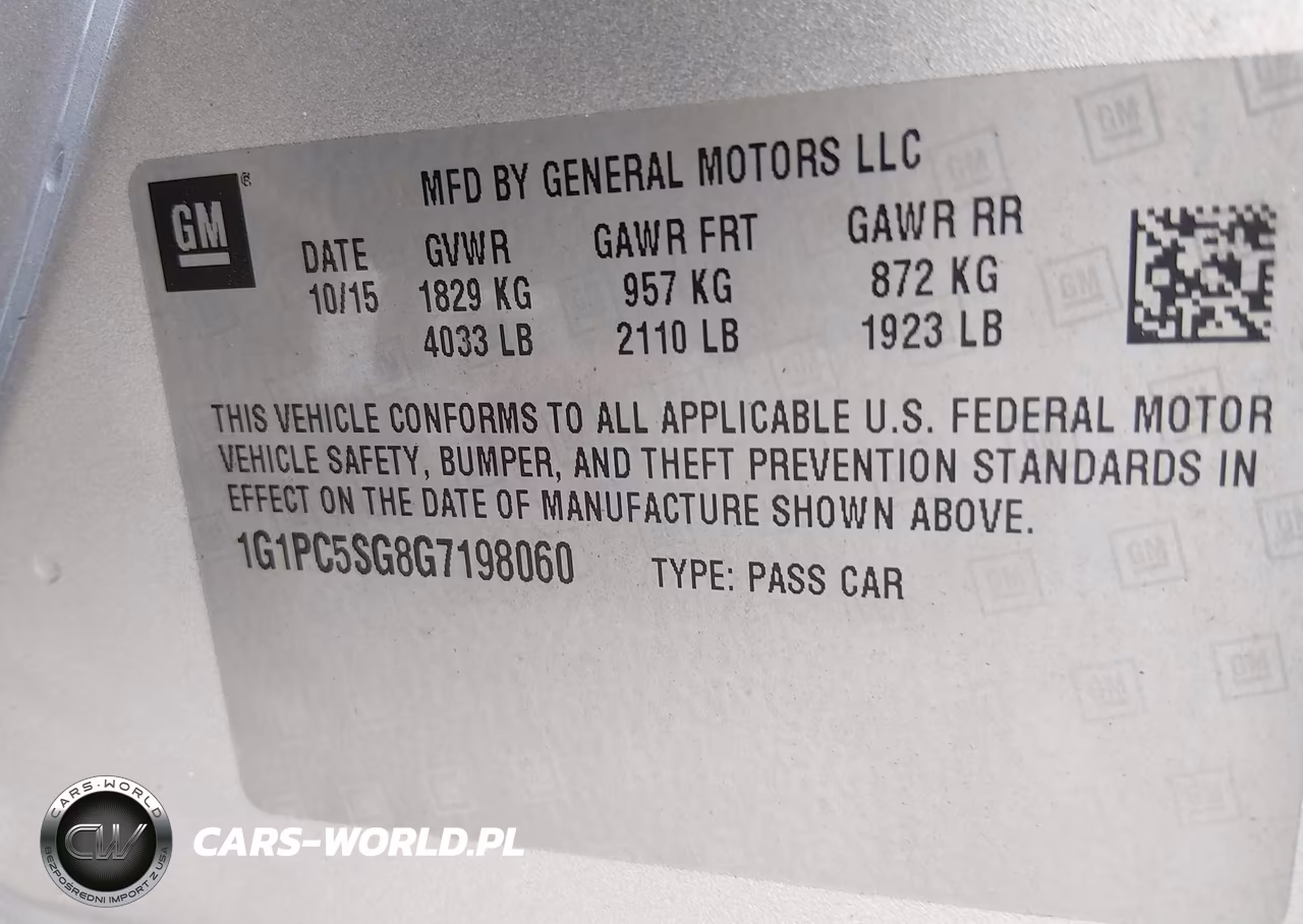 2016 Chevrolet Cruze Limited Ls Auto VIN:1G1PC5SG8G7198060 - 9