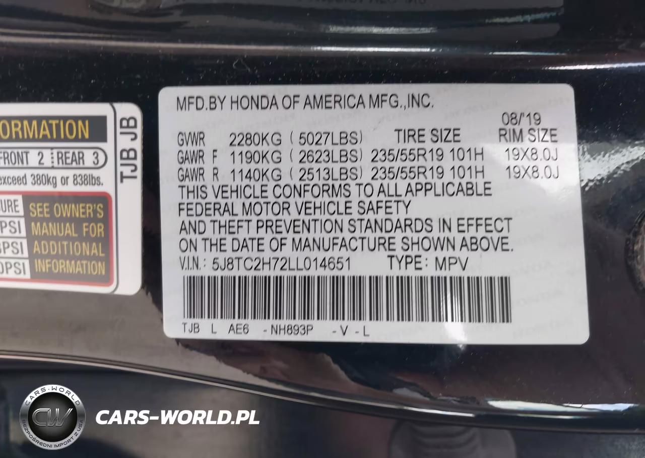 2020 Acura Rdx Advance Package VIN:5J8TC2H72LL014651 - 9