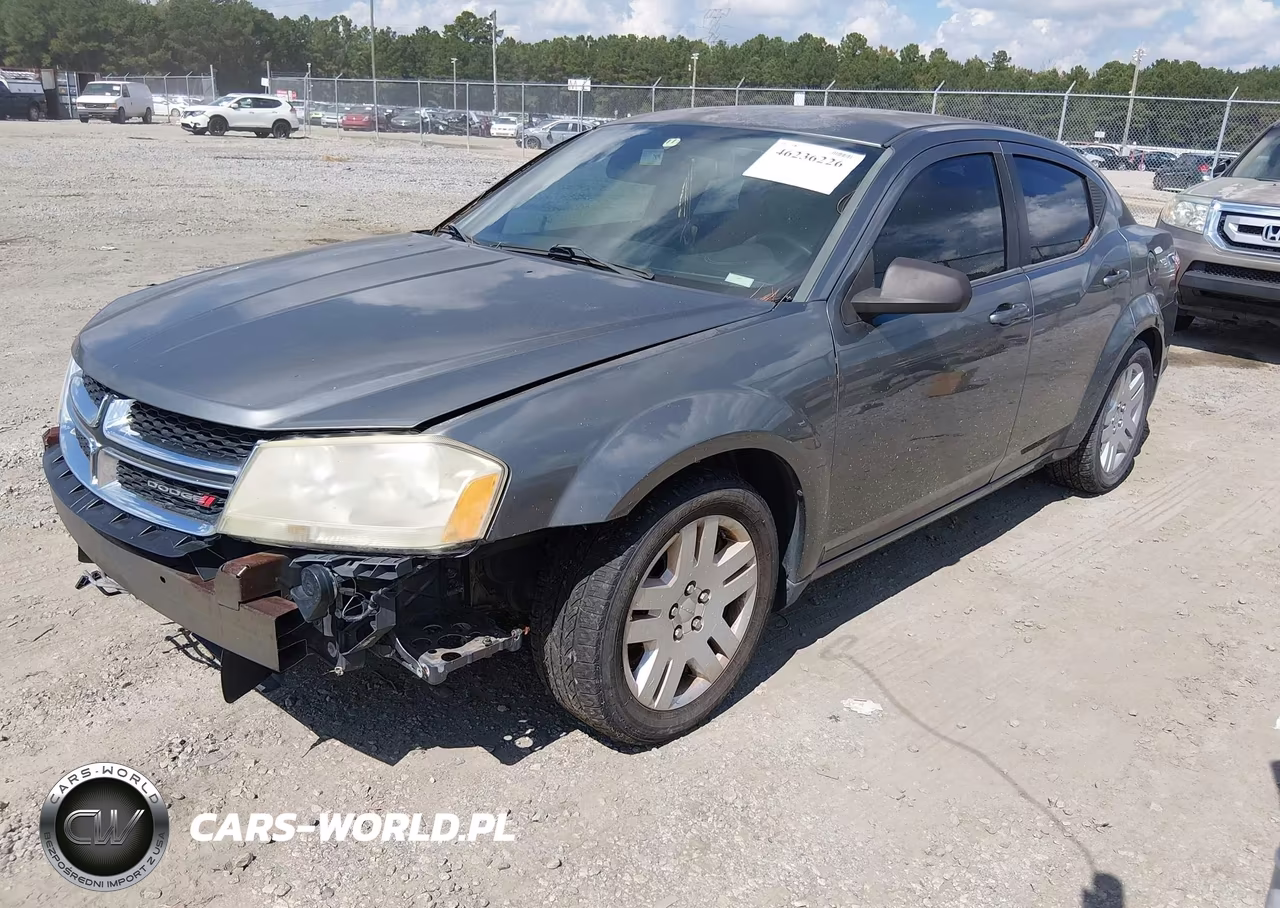 2012 Dodge Avenger Se VIN:1C3CDZAB4CN216287 - 2