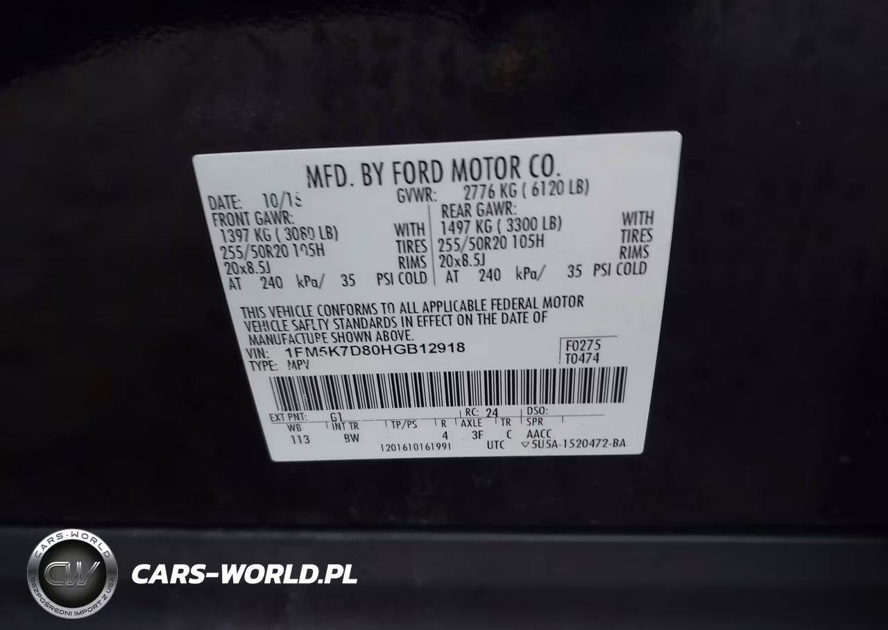2017 Ford Explorer Xlt VIN:1FM5K7D80HGB12918 - 9