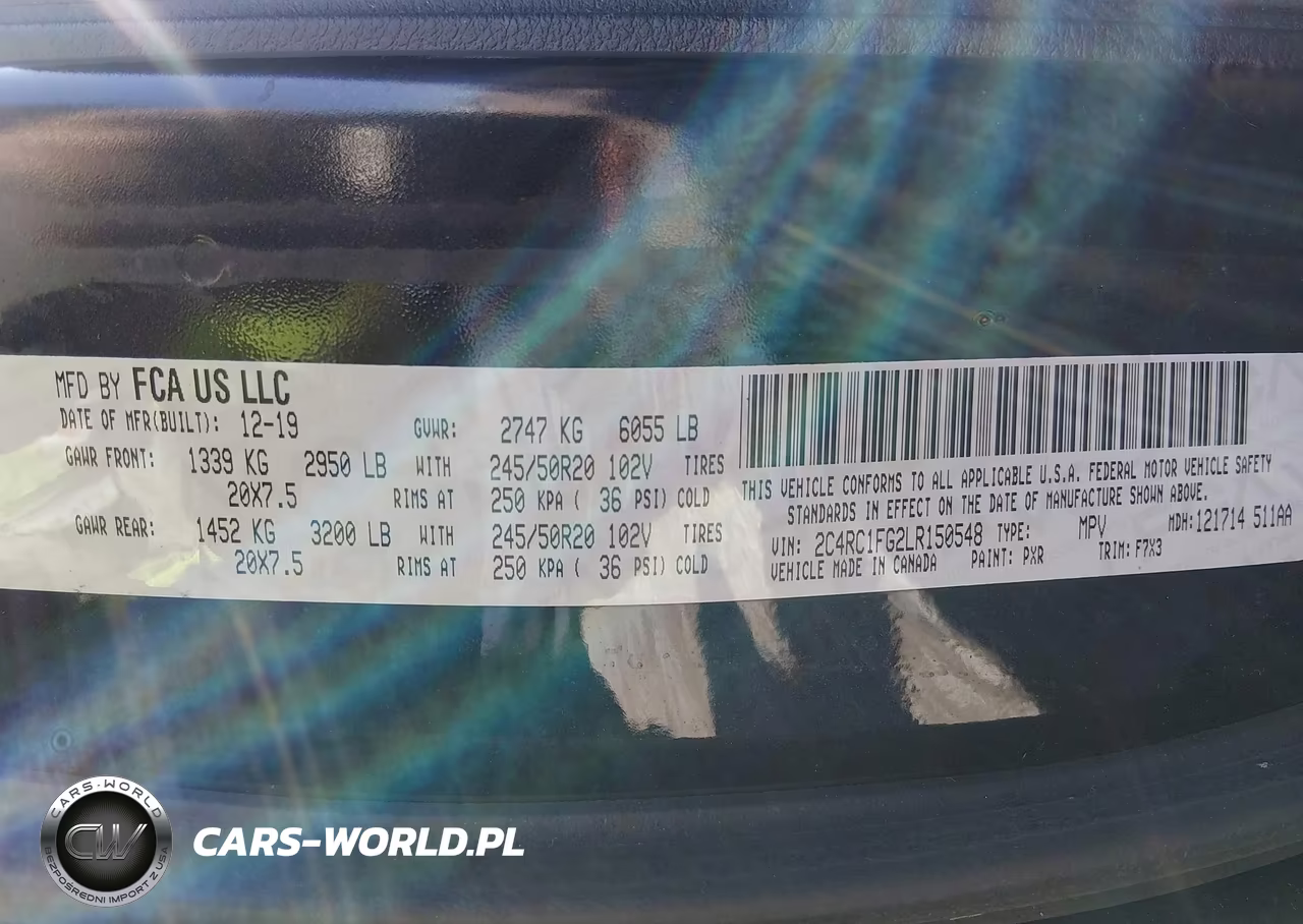 2020 Chrysler Pacifica Touring VIN:2C4RC1FG2LR150548 - 9